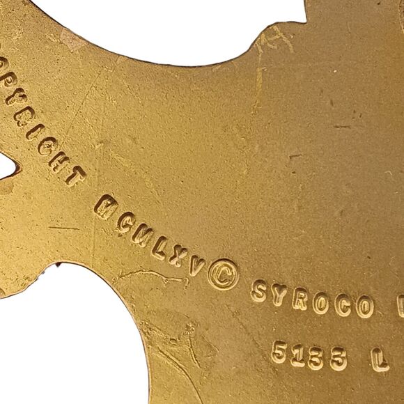 VTG Pair Syroco Gold Ornate Floral Scroll Candle Sconce Hollywood Regency #5133 - Picture 7 of 16